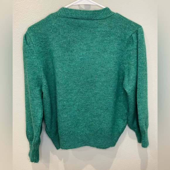 ZARA KNIT CARDIGAN WITH RHINESTONE‎ BUTTONS - Picture 4 of 7